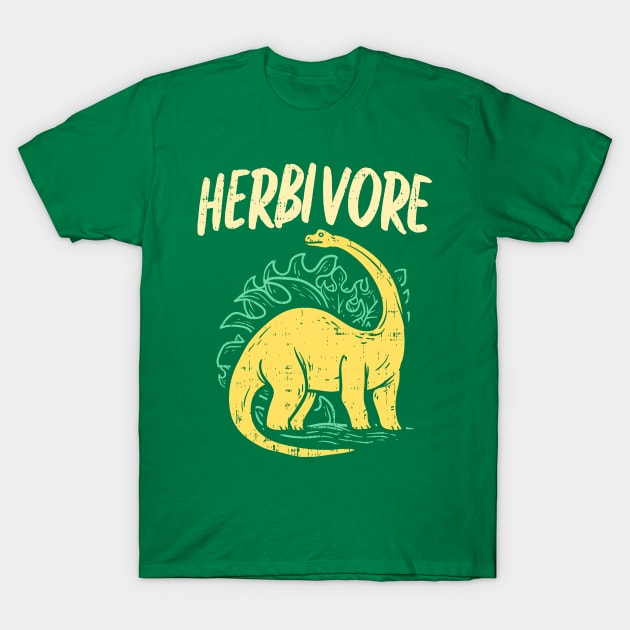 Brontosaurus Herbivore T-Shirt by VBleshka